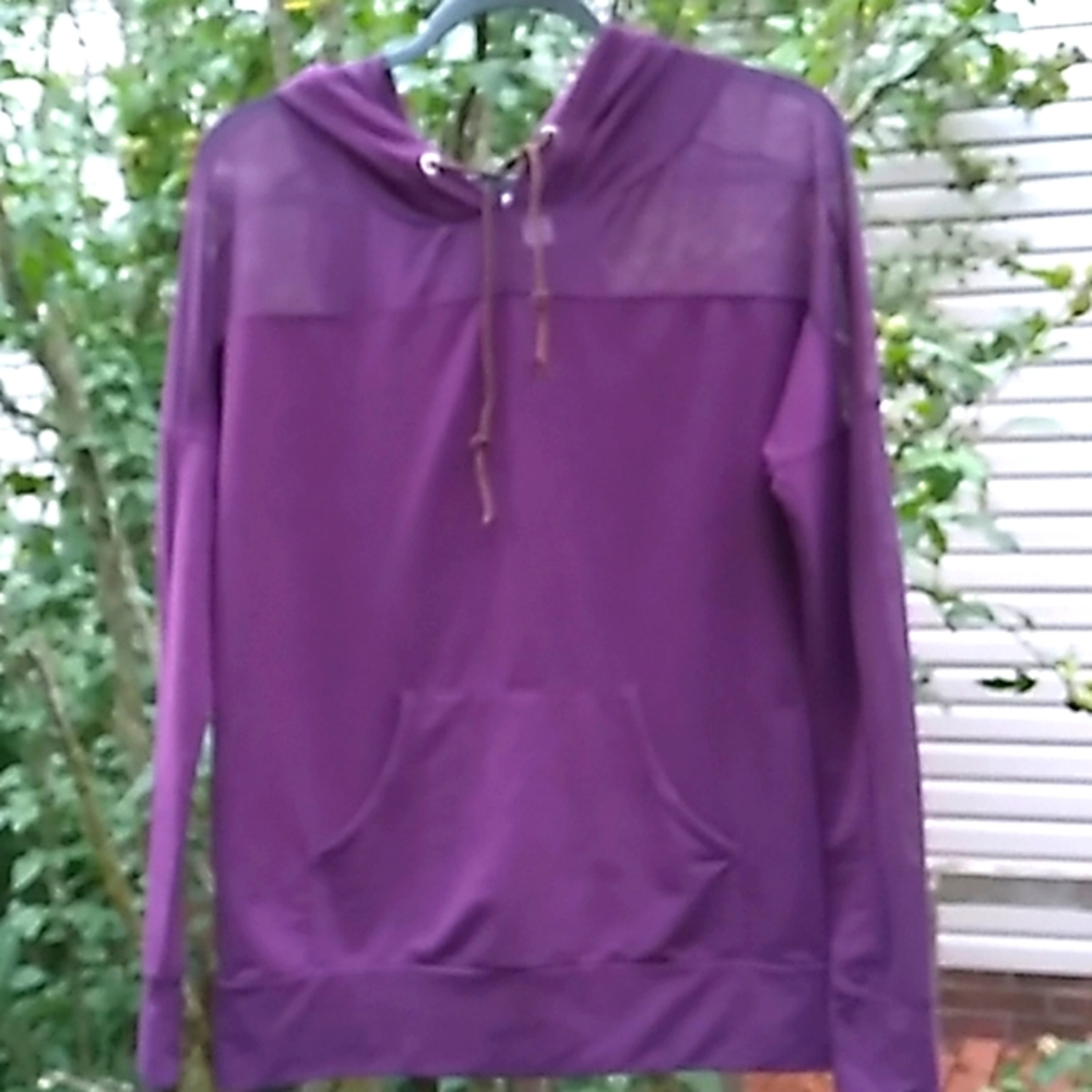 Forever 21 hoodie top, purple size small